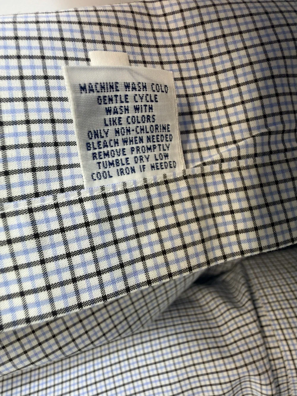 Polo Ralph Lauren XL Non-Iron Dress Shirt Blue Check Classic Fit
